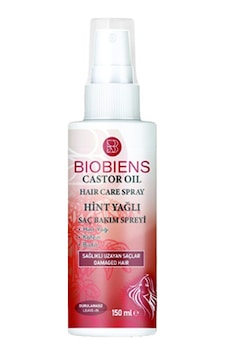 Biobiens Hint Yağlı Saç Bakım Spreyi 150 Ml Biobiens Hint Yağlı Saç Bakım Spreyi 150 Ml