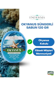 Okyanus Süngerli Sabun 120gr