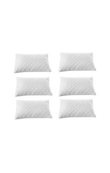 6 Lı Kapitoneli Yastık Koruyucu %100 Pamuk 50x70 Cm Çok Renkli 6 Lı Kapitoneli Yastık Koruyucu %100 Pamuk 50x70 Cm Çok Renkli