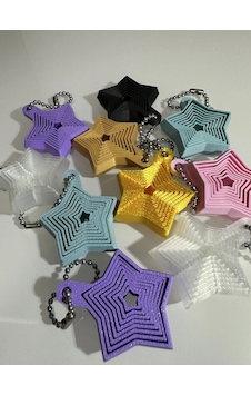 3d Baskı Yıldız Fidget Anahtarlık - Hareketli Stres Oyuncağı Ve Çanta Aksesuarı-gri 3d Baskı Yıldız Fidget Anahtarlık - Hareketli Stres Oyuncağı Ve Çanta Aksesuarı-gri