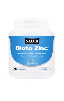 Bioto Zinc 75 Tb Büyük Boy Biotin & Çinko Dermatolojik Destek Kürü