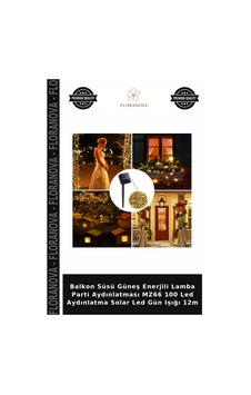 Balkon Süsü Güneş Enerjili Lamba Parti Aydınlatması Mz66 100 Led Aydınlatma Solar Led Gün Işığı 12m Balkon Süsü Güneş Enerjili Lamba Parti Aydınlatması Mz66 100 Led Aydınlatma Solar Led Gün Işığı 12m