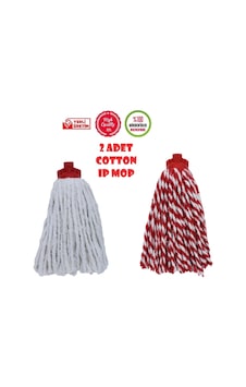 Safir Wermoplast Cotton İp Mop 2 Adet Safir Wermoplast Cotton İp Mop 2 Adet