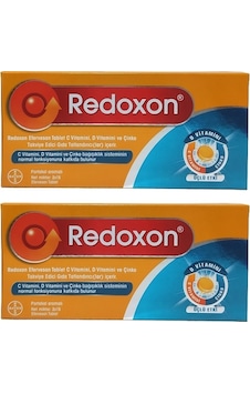 Redoxon Üçlü Etki C Vitamini D Vitamini Çinko 30 Efervesan 2 Adet