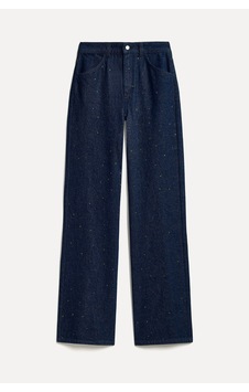 Mudo Kadın Kadın Indigo Wide Leg Pantolon 1274379 Koyu İndigo Mudo Kadın Kadın Indigo Wide Leg Pantolon 1274379 Koyu İndigo
