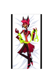 Owl Bag Hazbin Hotel - Alastor Desenli Tek Yön Baskılı Sarılma Yastığı Kılıfı Çok Renkli Owl Bag Hazbin Hotel - Alastor Desenli Tek Yön Baskılı Sarılma Yastığı Kılıfı Çok Renkli