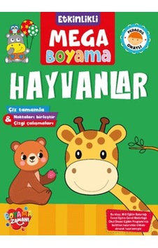 Etkinlikli Mega Boyama - Hayvanlar - Rzır-644463