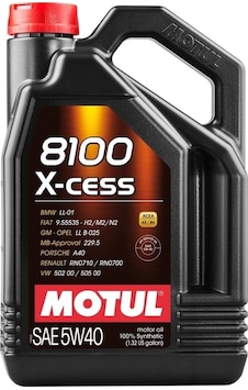 Motul 8100 X-Cess SAE 5W-40 Tam Sentetik Motor Yağı 5 L Motul 8100 X-Cess SAE 5W-40 Tam Sentetik Motor Yağı 5 L