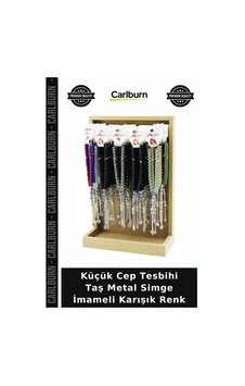 Özel Üretim Manevi Hediyelik Küçük Cep Tesbihi - 33'lü - Taş - Metal Simge İmameli - Karışık Renk Özel Üretim Manevi Hediyelik Küçük Cep Tesbihi - 33'lü - Taş - Metal Simge İmameli - Karışık Renk