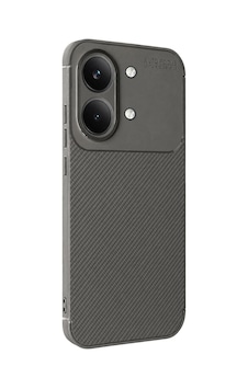 Gpack Xaiomi Poco X8 Pro Max Kılıf Negro Karbon Desen Silikon Gri Gpack Xaiomi Poco X8 Pro Max Kılıf Negro Karbon Desen Silikon Gri