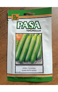 Paşa Tohumculuk Hıyar Tohumu Super Beith Alpha 5gr X2 Paket Paşa Tohumculuk Hıyar Tohumu Super Beith Alpha 5gr X2 Paket