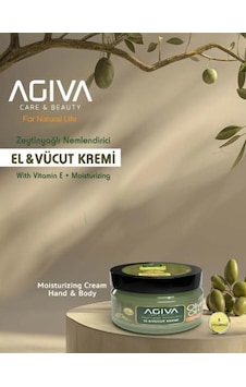 Agiva Nemlendiricili El Ve Vücut Kremi 300 Ml Zeytin Yağlı Agiva Nemlendiricili El Ve Vücut Kremi 300 Ml Zeytin Yağlı