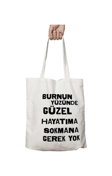 Art Hediye Burnun Yüzünde Güzel İki Taraf Kalıcı Yıkanabilir Okul Plaj Omuz Bez Çanta Çok Renkli