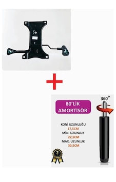 Sandofis Çift Kollu Premium Mekanizma+80'lik Siyah Amortisör Sandofis Çift Kollu Premium Mekanizma+80'lik Siyah Amortisör