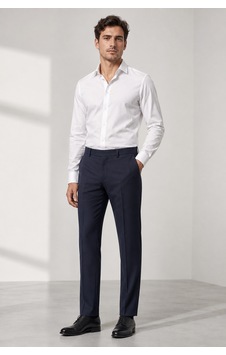 Bihan Store Erkek Regular Fit Kumaş Pantolon - Rahat Kesim, Esnek Kumaş, Pilesiz 008-lacivert Bihan Store Erkek Regular Fit Kumaş Pantolon - Rahat Kesim, Esnek Kumaş, Pilesiz 008-lacivert