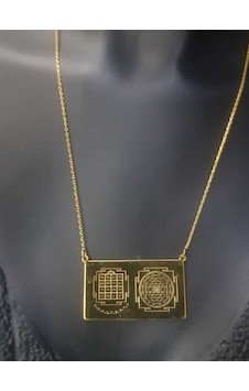 Vog Unisex Çift Yönlü Vashikaran&kuber Yantra Aşk,para,sağlık.başarı,şans Mıknatısı Gümüş Kolye Sarı Vog Unisex Çift Yönlü Vashikaran&kuber Yantra Aşk,para,sağlık.başarı,şans Mıknatısı Gümüş Kolye Sarı