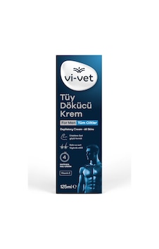 Vi-vet Tüy Dökücü Krem 125 Ml For Men 3 Adet Vi-vet Tüy Dökücü Krem 125 Ml For Men 3 Adet