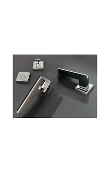 Duo Zamak Zk06 Mat Sitah Krom Kare Rozetli Wc Banyo Kapı Kolu Çift Renk 1 Takım Duo Zamak Zk06 Mat Sitah Krom Kare Rozetli Wc Banyo Kapı Kolu Çift Renk 1 Takım