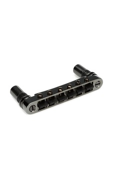 Graph Tech Ps-8863-bn Resomax Nv2 Autolock Köprü 6mm - Black Nickel - String Saver Graph Tech Ps-8863-bn Resomax Nv2 Autolock Köprü 6mm - Black Nickel - String Saver