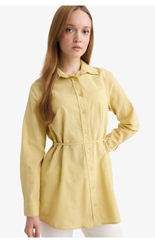 Defacto Regular Fit Poplin Bağlamalı Uzun Kollu Gömlek Tunik D4160ax25smkh520 Haki Defacto Regular Fit Poplin Bağlamalı Uzun Kollu Gömlek Tunik D4160ax25smkh520 Haki