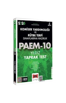 Yargı Yayınları 2026 Paem Komiser Yardımcılığı Ve Rütbe Terfi Sınavlarına Hazırlık Yıldız Yaprak Test Yargı Yayınları 2026 Paem Komiser Yardımcılığı Ve Rütbe Terfi Sınavlarına Hazırlık Yıldız Yaprak Test