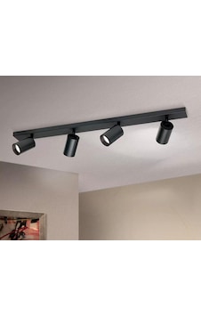 Mylights Demet Habek Panasonic Gün Işığı Led Ampullü 4lu Hareketli Led Spot Led Avize Siyah Mylights Demet Habek Panasonic Gün Işığı Led Ampullü 4lu Hareketli Led Spot Led Avize Siyah