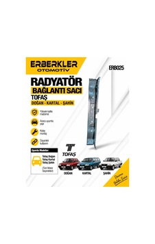 Tofaş Doğan Kartal Şahin Uyumlu Radyatör Bağlantı Sacı - Erb618 Tofaş Doğan Kartal Şahin Uyumlu Radyatör Bağlantı Sacı - Erb618