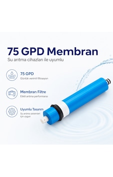 75 Gpd Su Arıtma Membran Filtresi 508505001 75 Gpd Su Arıtma Membran Filtresi 508505001