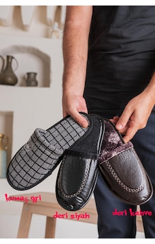 Stwenn 3'lü Erkek Ev Terliği Kışlık Terlik Misafir Terliği Yıkanabilir Ses Yapmaz Gri-deri Syh-deri Khv Stwenn 3'lü Erkek Ev Terliği Kışlık Terlik Misafir Terliği Yıkanabilir Ses Yapmaz Gri-deri Syh-deri Khv