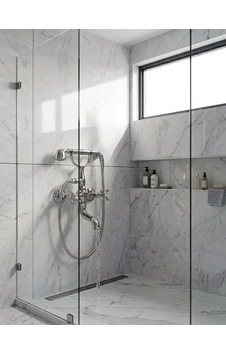 Nostalji Serisi Krom Banyo Bataryası Ve El Duşu Seti Nostalji Serisi Krom Banyo Bataryası Ve El Duşu Seti