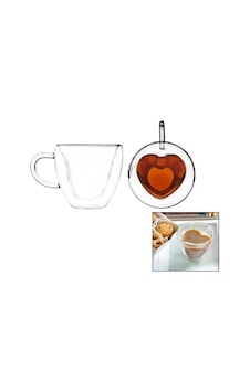 Dmr-2297 Kalpli Çift Cidarlı Sade Termisil Isıya Dayanıklı Kulplu Cam Bardak 250ml Dmr-2297 Kalpli Çift Cidarlı Sade Termisil Isıya Dayanıklı Kulplu Cam Bardak 250ml