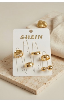 Gold Renk Pirinç Bohem Yüzük Kombini Byk4268 Diğer Gold Renk Pirinç Bohem Yüzük Kombini Byk4268 Diğer