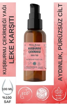 Minia Bahçe Soğuk Sıkım Kuşburnu Çekirdeği Yağı 100 ML