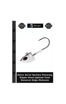Delux Serisi Berkley Powerjig Ripple Head Jighead Yemi Donanım Doğa Malzeme Delux Serisi Berkley Powerjig Ripple Head Jighead Yemi Donanım Doğa Malzeme