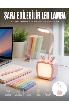 Northcity Esnek Gövdeli Led Masa Lambası Taşınabilir Gece Aydınlatması Açık Gri Northcity Esnek Gövdeli Led Masa Lambası Taşınabilir Gece Aydınlatması Açık Gri