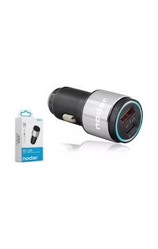 Nodar Nd1076 45w Metal Araç Şarj Cihazı Usb + Type-c Pd 3.0 Nodar Nd1076 45w Metal Araç Şarj Cihazı Usb + Type-c Pd 3.0