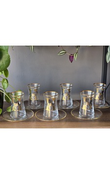 Fermato 12 Parça 6 Kişilik 24k El İşçiliği - Gerçek Altın İşlemeli Çay Seti Horse Mix Çok Renkli Fermato 12 Parça 6 Kişilik 24k El İşçiliği - Gerçek Altın İşlemeli Çay Seti Horse Mix Çok Renkli