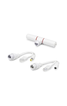 Poe Combiner Mux 2 In 1 Rj45 Veri + Güç Birleştirici Adaptör - Beyaz Hdx5550
