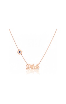Şanslı İsim Gümüş Kolye - Rose Rose Gold Şanslı İsim Gümüş Kolye - Rose Rose Gold