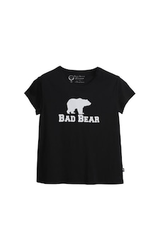 Diadora Bad Bear Logo Tee Kadın Tişört 21.03.07.010Night Siyah Diadora Bad Bear Logo Tee Kadın Tişört 21.03.07.010Night Siyah