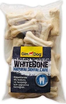 Gimdog Mordimi Press Beyaz Kemik Köpek Ödülü 5 CM 25'li 180 G Gimdog Mordimi Press Beyaz Kemik Köpek Ödülü 5 CM 25'li 180 G