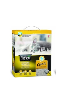 Reflex Clinic Özel Tanecikler Topaklaşan Bentonit Kedi Kumu 10 L Reflex Clinic Özel Tanecikler Topaklaşan Bentonit Kedi Kumu 10 L