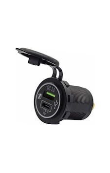 Usb Soketi 12-24V Usb+Type C