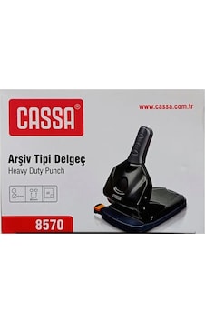 Cassa Arşiv Tipi Delgeç Siyah 65 Sayfa Siyah