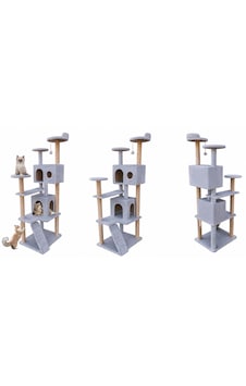 Missidea Nr-0063 Kule Kedi Evi Tırmalama Gri Missidea Nr-0063 Kule Kedi Evi Tırmalama Gri