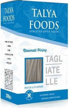 Talya Foods Organik Filizlendirilmiş Basmati Pirinç Tagliatelle 200 Gr-4944