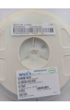 0603n6r8c500 6.8pf 50v 603 Smd Seramik Kondansatör 700 Adet 0603n6r8c500 6.8pf 50v 603 Smd Seramik Kondansatör 700 Adet