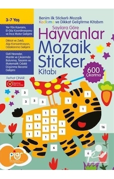 Hayvanlar Mozaik Sticker Kitabı Sayılara Göre 3 - 7 Yaş / Ferh... Hayvanlar Mozaik Sticker Kitabı Sayılara Göre 3 - 7 Yaş / Ferh...