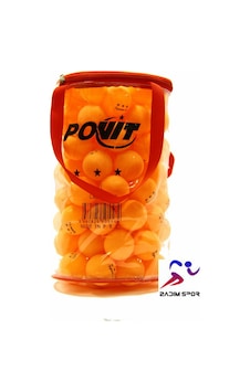 Povit 100'lu Pinpon Topu Turuncu Renk