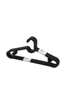 Pi Home Pi-528 Elbise Askısı 10 Adet 2a Slim Siyah Plastik Diğer